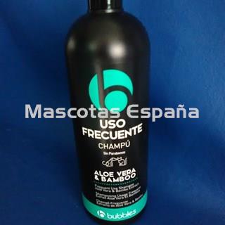 BUBBLES Champú Uso Frecuente (Aloe Vera & Bamboo) 1L - Imagen 1